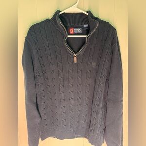 Chaps quarter zip sweater Size Large
